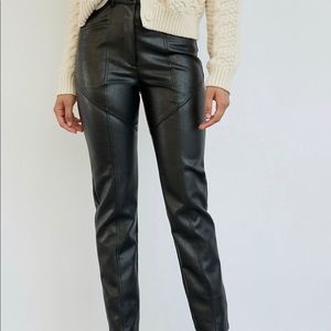 Aritzia rebel pants (vegan leather) size 4